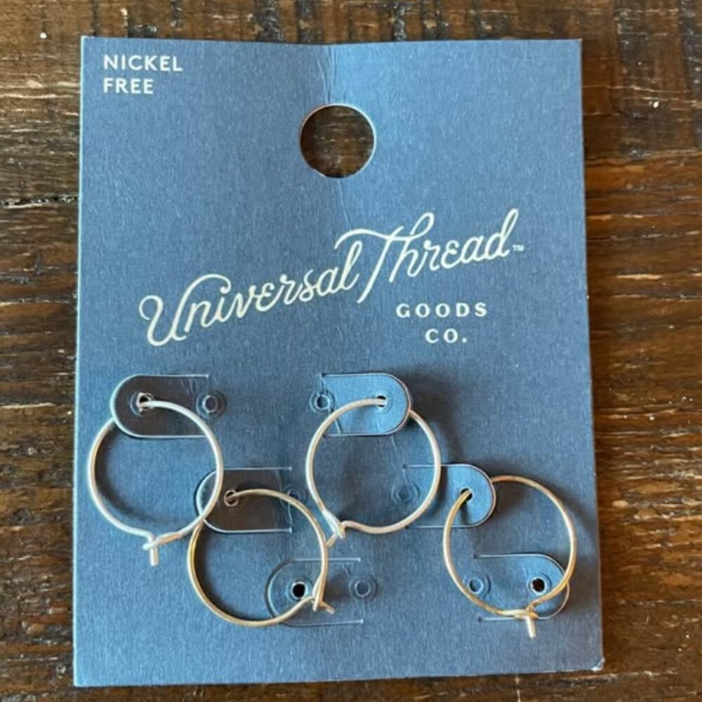 2 Pairs of Hoop Earrings, Universal Threads